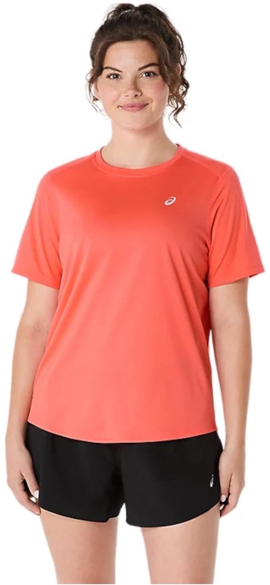 ASICS 2012D170 700 CORE SS TOP W Hardloopshirt Korte mouw Roze