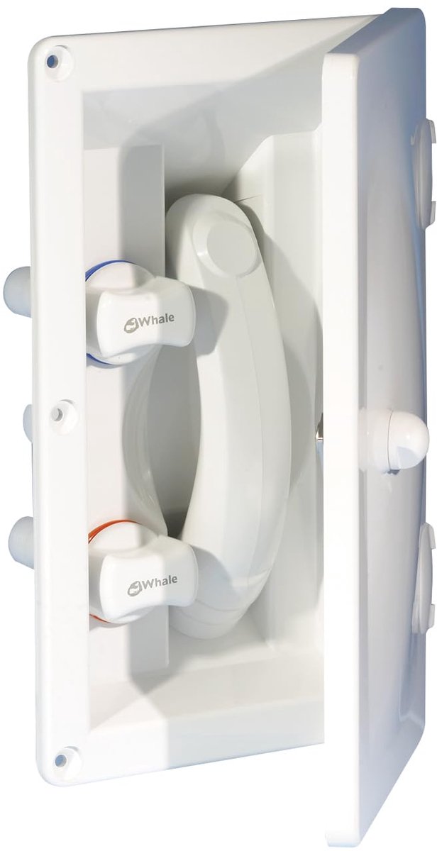 Achterdouche warm/koud - met afdekking - ideaal voor buitengebruik - Swim'n'Rinse - ShopVlot