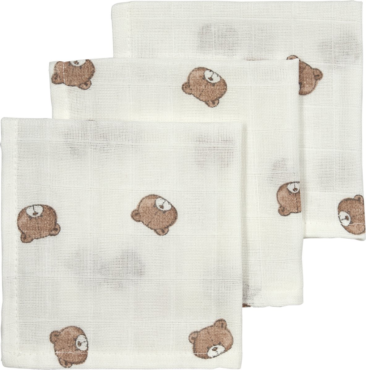 Meyco Hydrofiele Monddoekjes - 3 Stuks - 30 x 30 cm - Bear