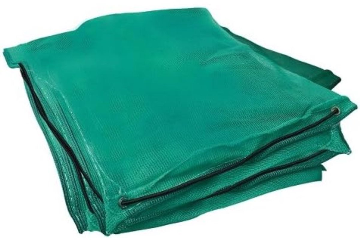 JCP® Aanhangernet - Aanhangernet Fijnmazig - Aanhangwagennet - Groen - 250cm x 450cm x 1cm