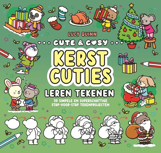 Omslag van Cute & Cosy leren tekenen