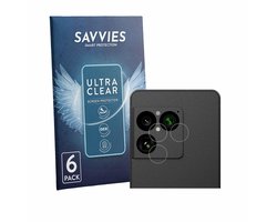 Savvies - Screenprotector voor Sony Xperia 1 VIII (ALLEEN Camera Lens) - Folie Beschermfolie transparant 6 Stuks