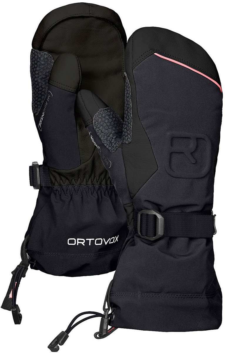 ORTOVOX Merino Freeride Mitten W - Wanten - Zwart/Raven - XS