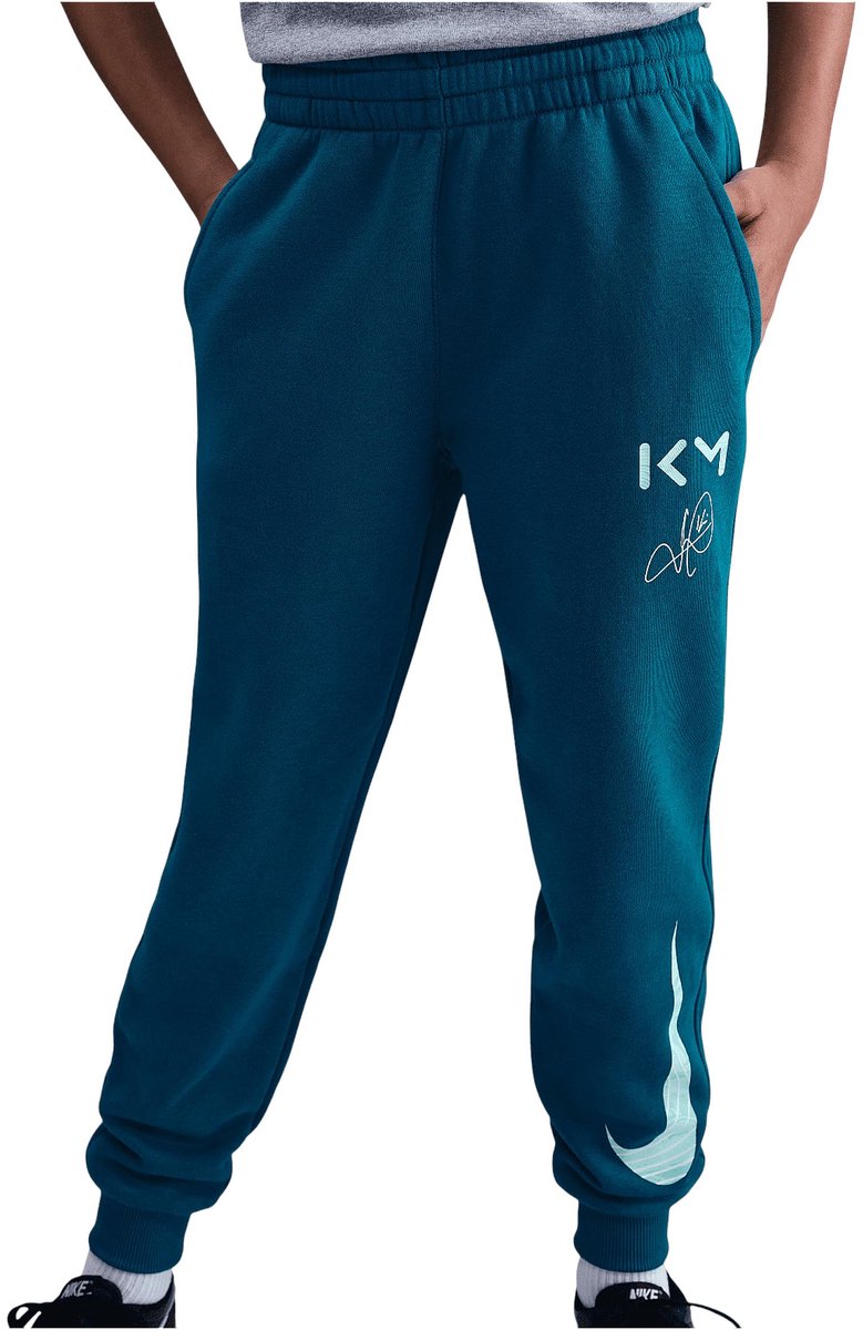 Nike Killian MB Club Fleece pantalon Enfants Bleu canard Groen