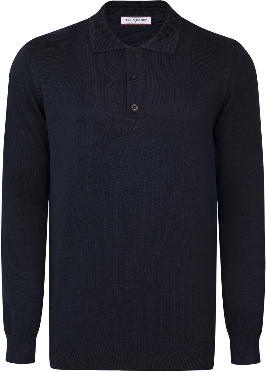 Felix Hardy Trui Met Polokraag - 100% Katoen Heren Navy - Xl