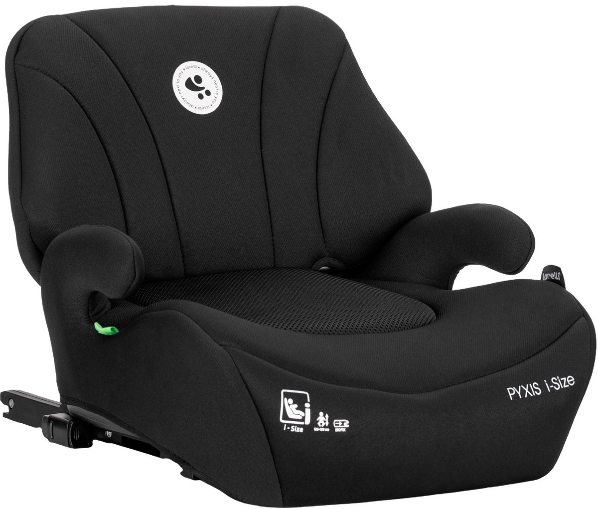 Lorelli Pyxis - Autostoeltje - i-Size Booster - 125-150 cm - Isofix - Zwart