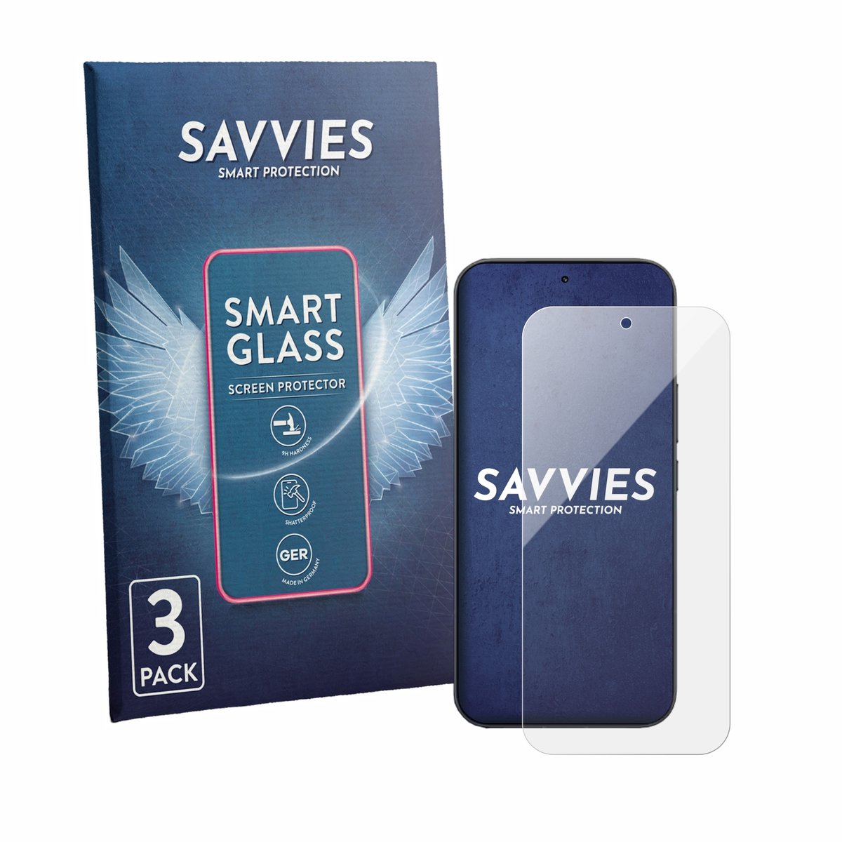3 Stuks Savvies Screenprotector - geschikt voor Xiaomi Redmi K100 Pro - beschermfolie glas transparant