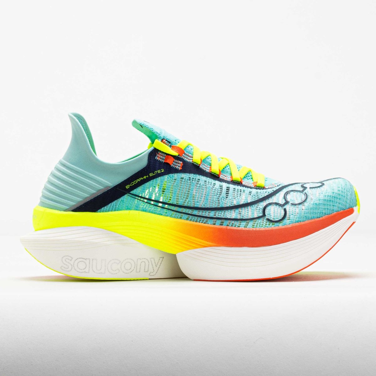 Saucony Endorphin Elite 2 - Hardloopschoenen - Splash/Fire - 41