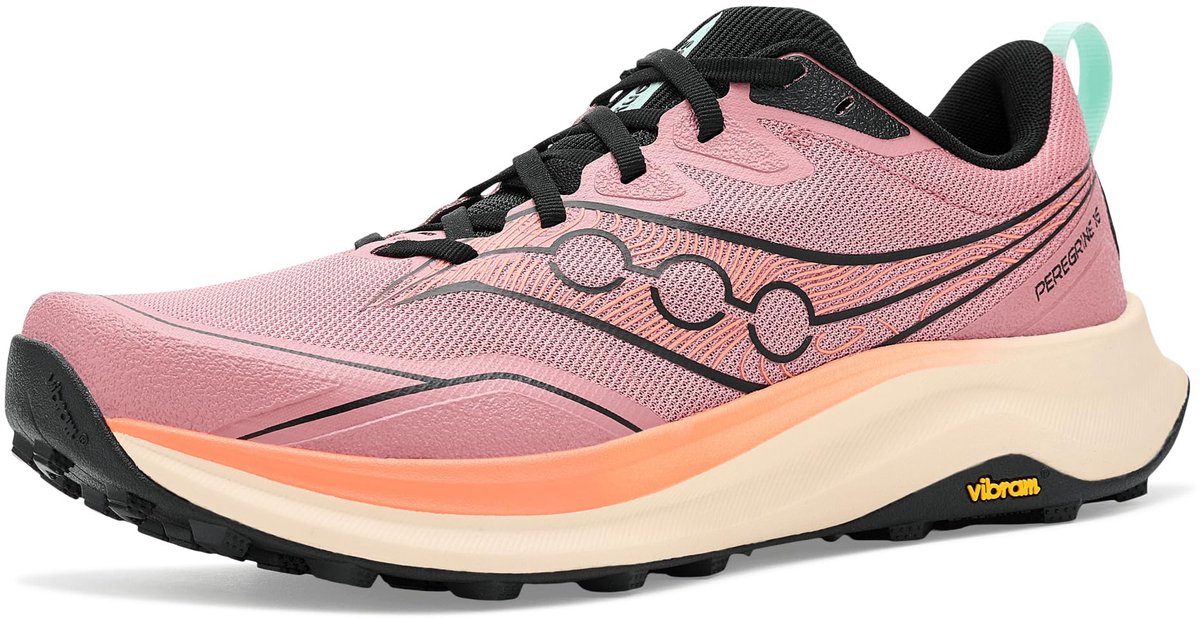 Saucony Peregrine 16 Trail Hardloopschoenen Dames 7.5 Roze