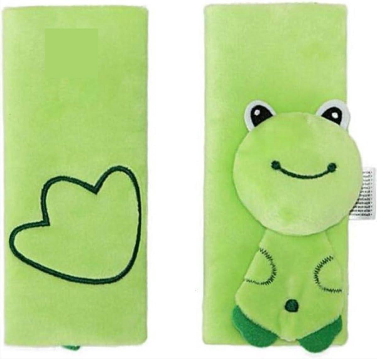 Gordelkussen - Autogordel Cover - Comfortabel Reizen - Super Zacht - Kinderen - Groen