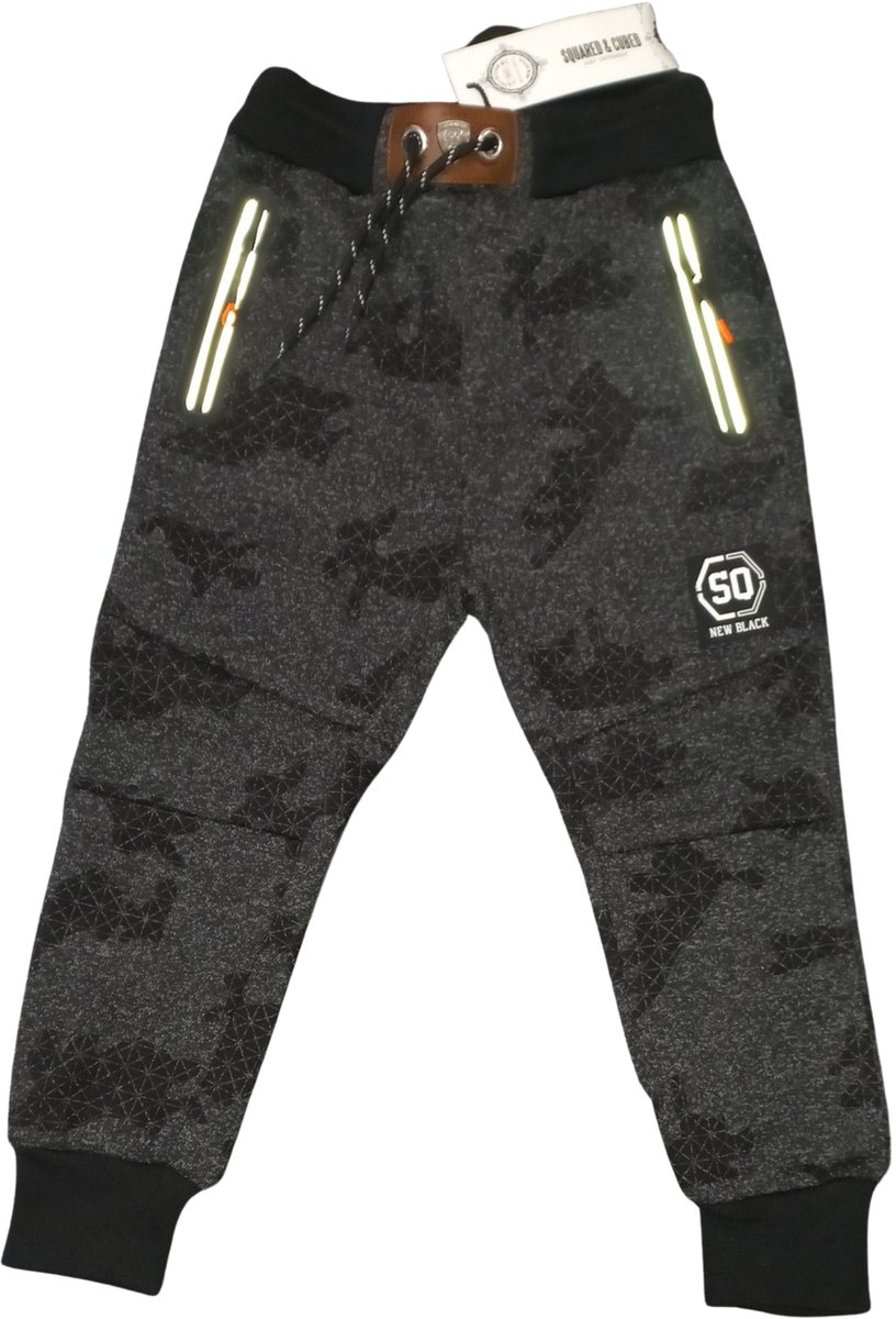 Zwarte Joggingbroek voor Jongens - Zwart - 98/104
