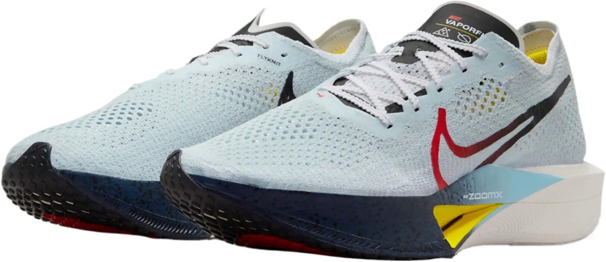 Nike Zoom Vaporfly Next% 3 M Hardloopschoenen voor heren Snelrood-puur platina EUR 46 Wit