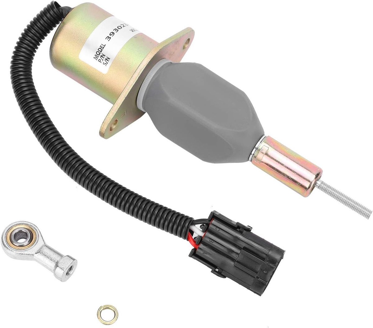 Elektrische brandstofafsluitklep DC24V voor graafmachine, motorstopaccessoires en vervangingen 3930234