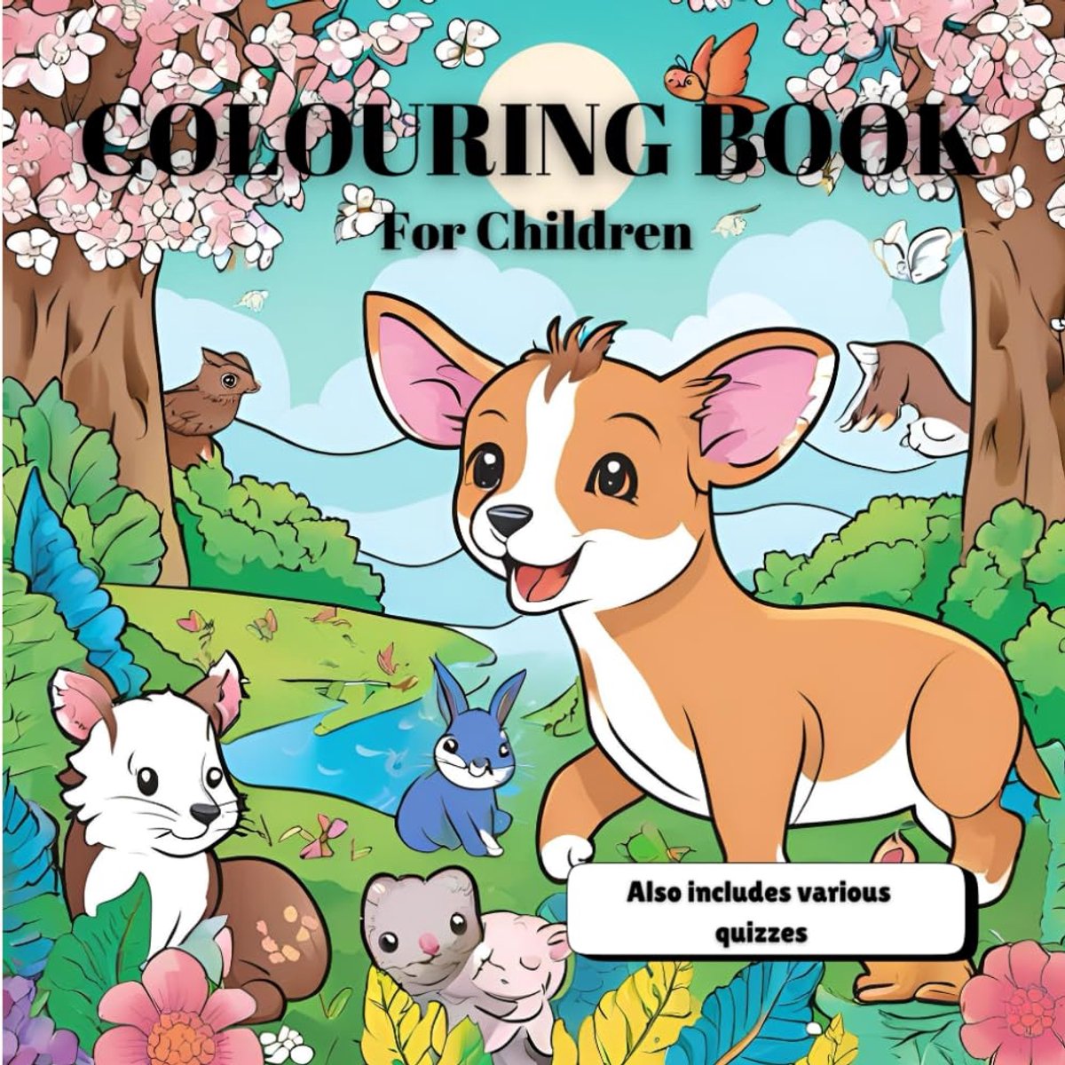 Colouring Book for children: This book has various quizzes so that your child may learn while colouring. Colour, Learn - ShopVlot