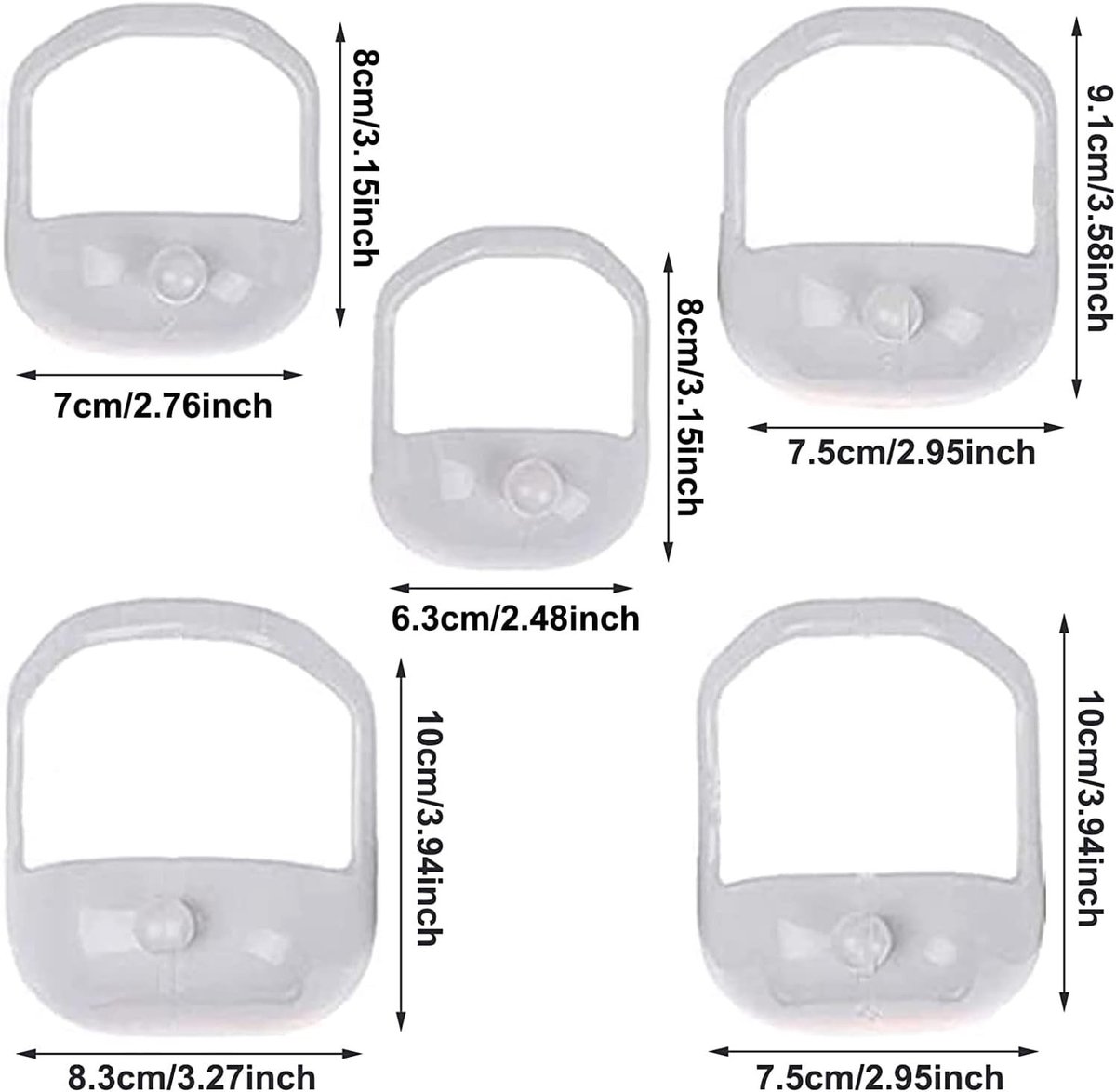 Beard shapers set voor mannen - 5 stuks schetsstencils voor baard, snor en haarverzorging, inclusief handige grooming tools