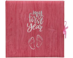 Baby's My First Year Record Log Book - Roze - Herinneringen vastleggen - Perfect voor newborns - ShopVlot