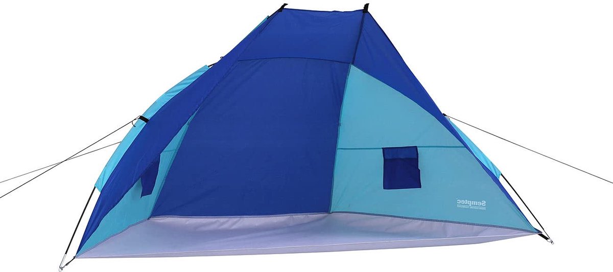 Famanu – XXL-strandtent voor 3 personen, 240 x 120 x 120 cm, UV 50+, ideaal voor bescherming tegen de zon op het strand