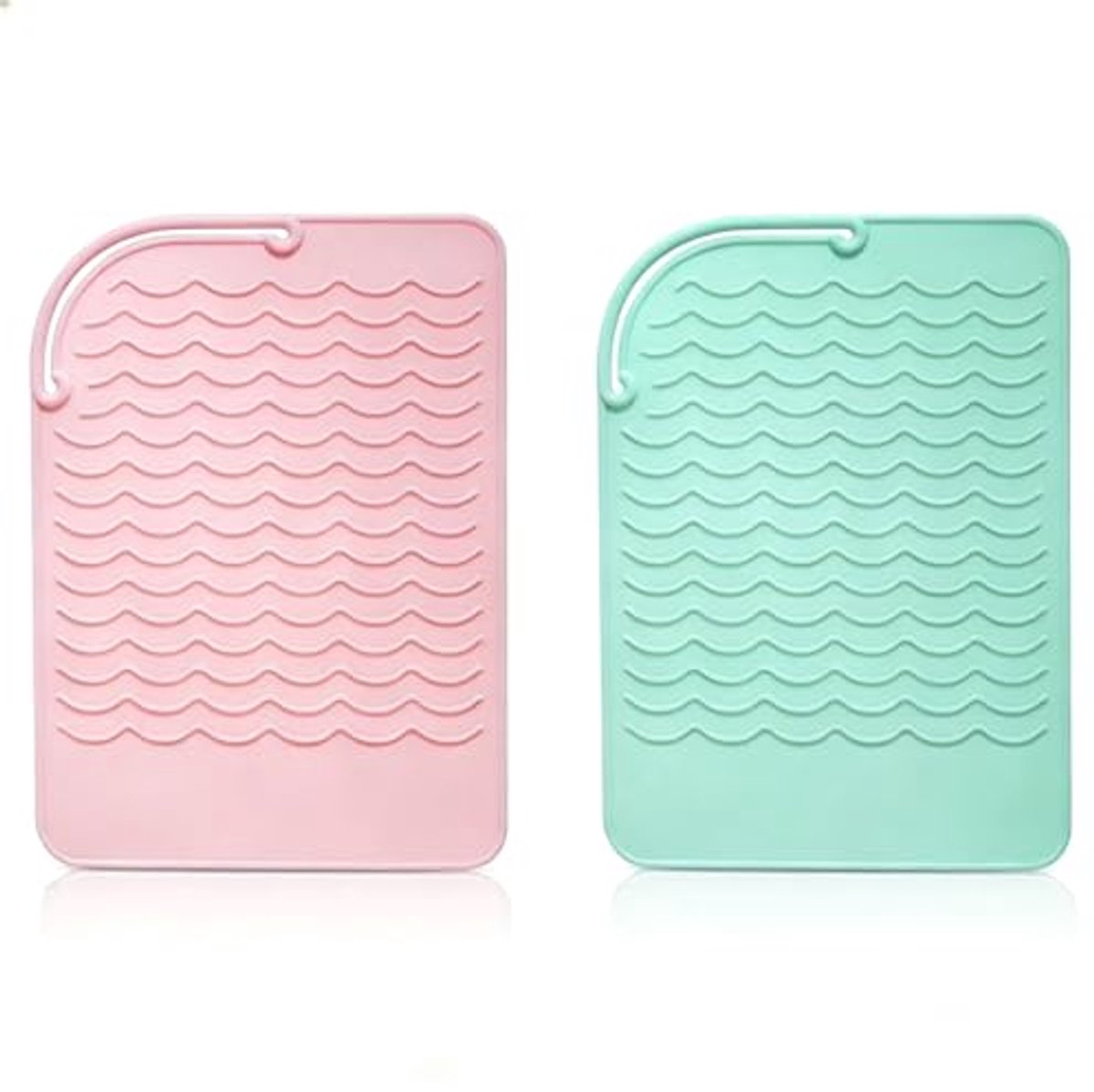 Namajunas - 2 stuks krultang matje - Draagbare reismat - Hitte Bescherming Haarverzorging - Hittebescherming - Warmte Handschoen Krultang & Stijltang - Haarstylingaccessoires - Haarstyling - herbruikbaar