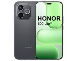 HONOR 600 Lite 5G Smartphone – 6.6" AMOLED 120Hz – 108MP Camera – 8GB RAM 256GB Opslag – Zwart