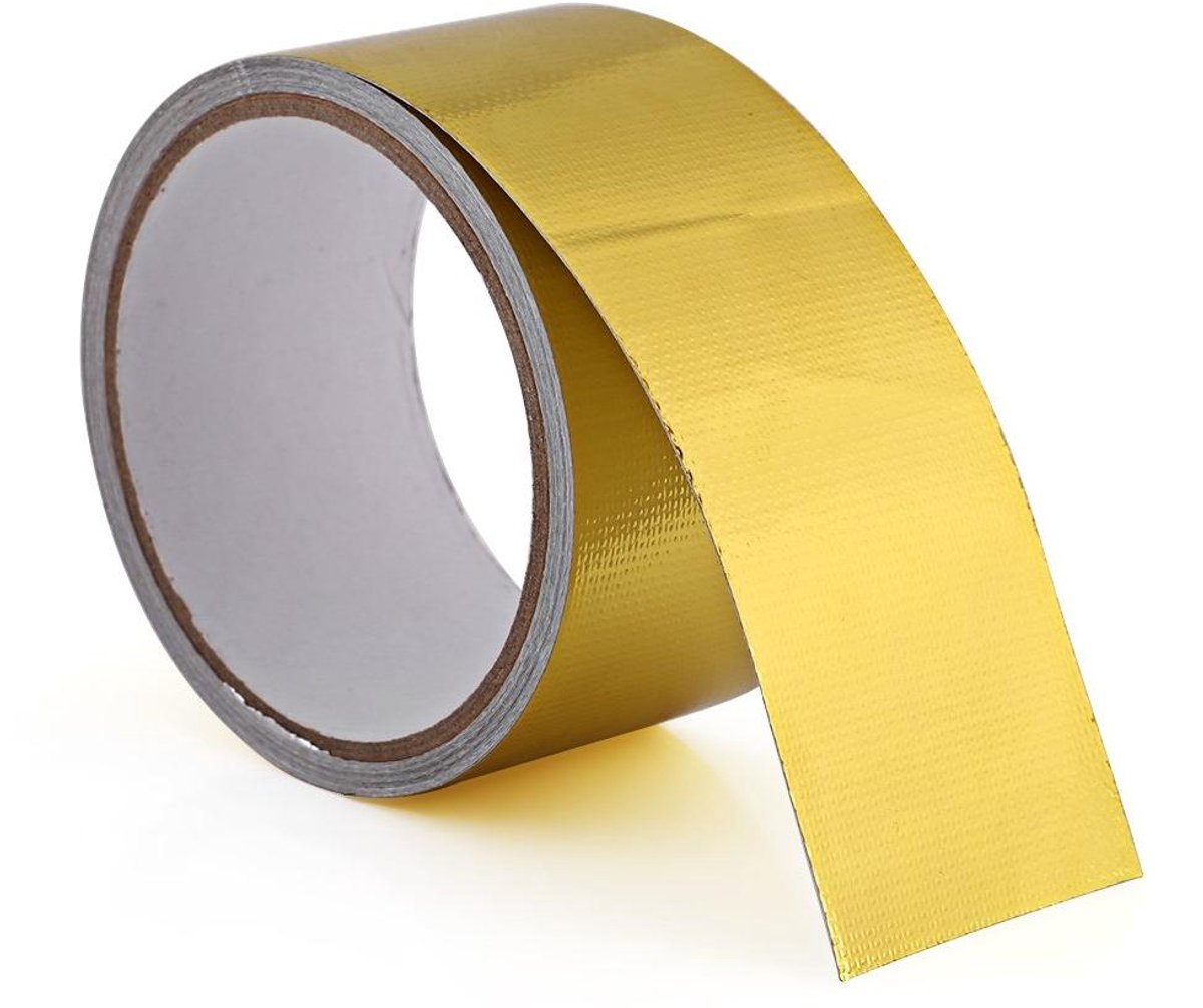 Isolatietape - Warmteband - Warmte reflecteren - Zelfklevend - 50 mm x 5 m - Goud