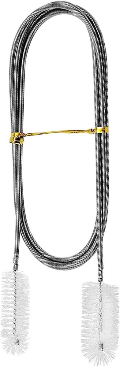 Afvoervijzel - Roestvrij staal Nylon - 210,8 cm - Flexibele Reinigingsborstel voor Afvoer en Slangbuizen