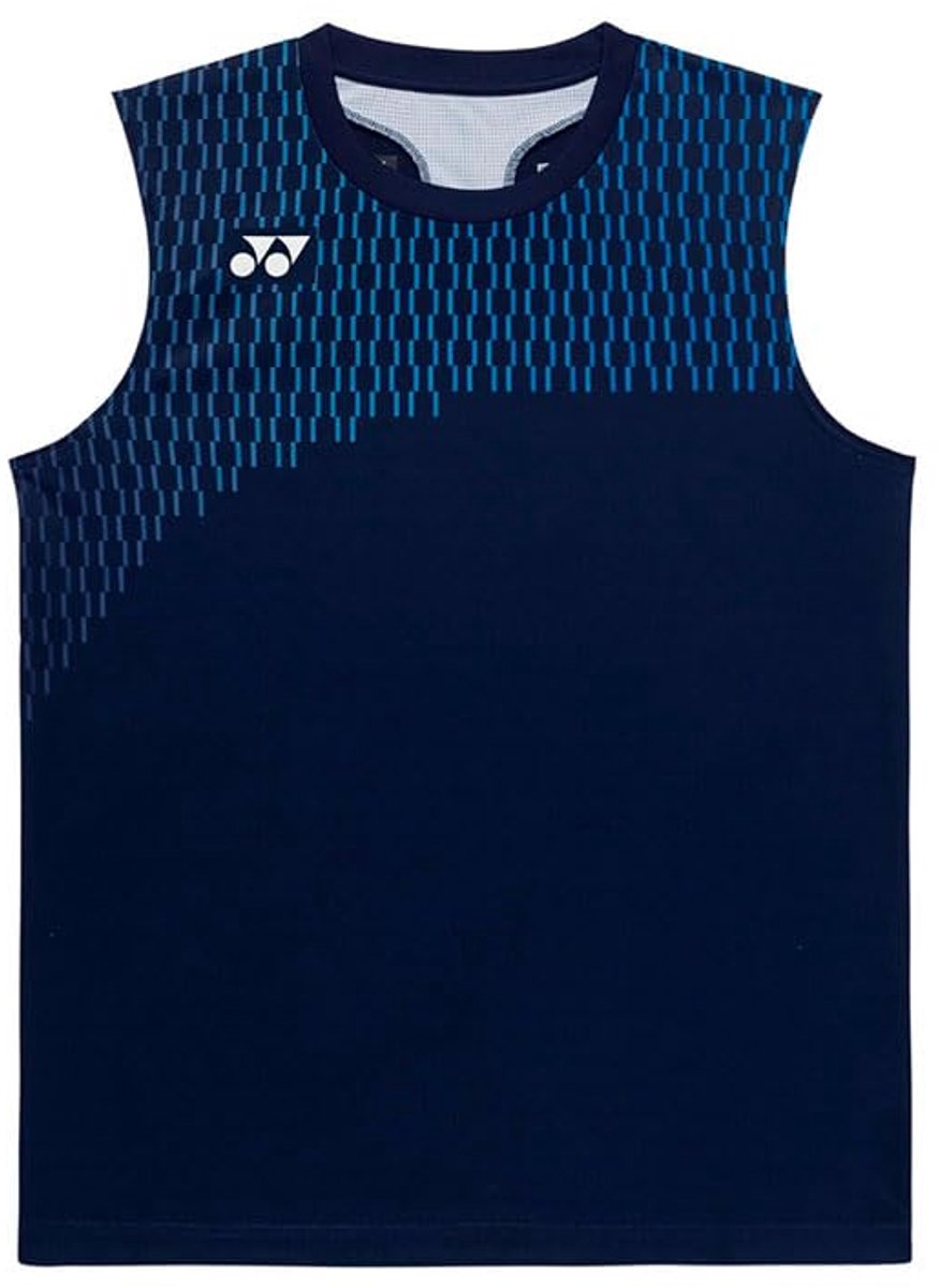 YONEX 10715EX - Mouwloos T-shirt - Heren, Donkerblauw - M