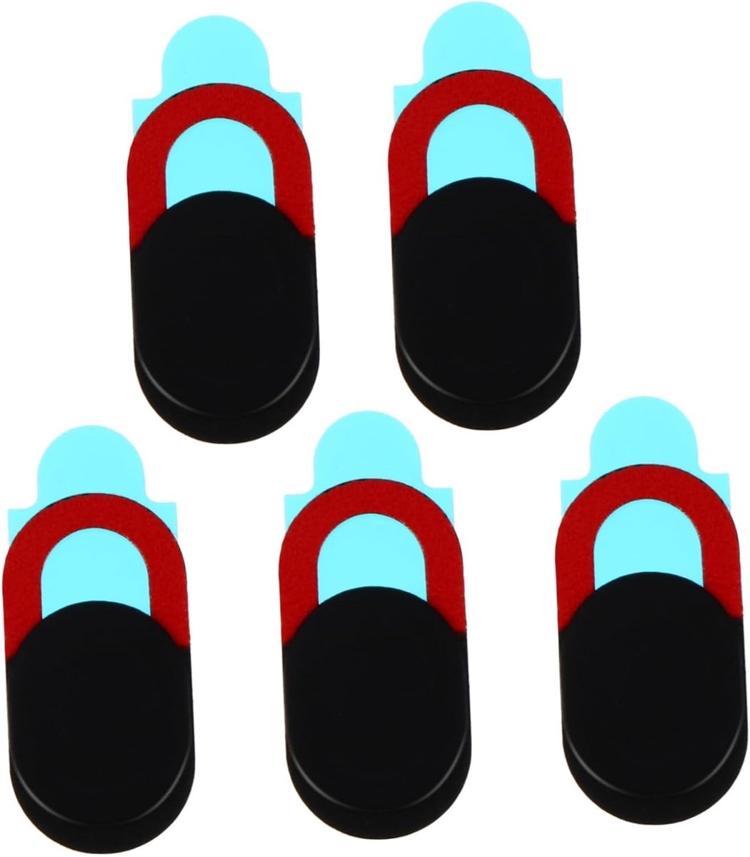 Webcam Privacy Cover - Rood - Kunststof - Voor Laptop, Tablet en Mobiele Telefoon