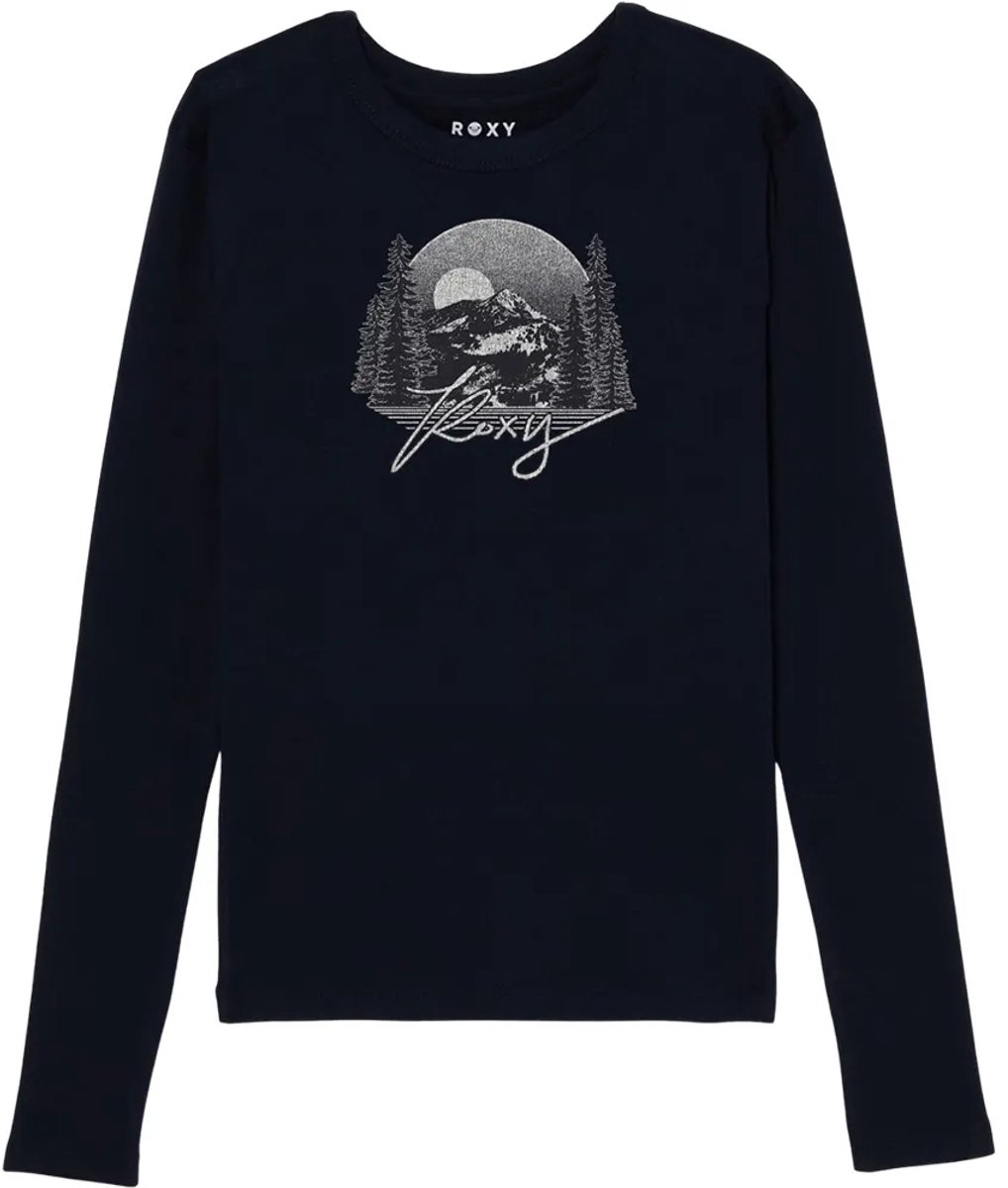 Roxy Rg Beach Always T-shirt Met Lange Mouwen 12 Years Meisje Antraciet