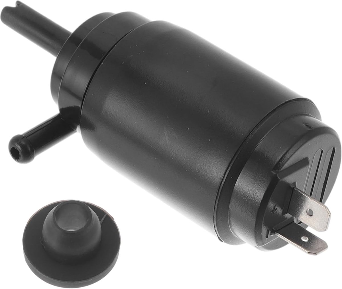 Ruitensproeierpomp met grommet voor VW GOLF MK 1 CABRIOLET (155) 1979-1993 Voorruitwasserpomp Ruitensproeierpomp Nr.171955651 Zwart 1 Stuk
