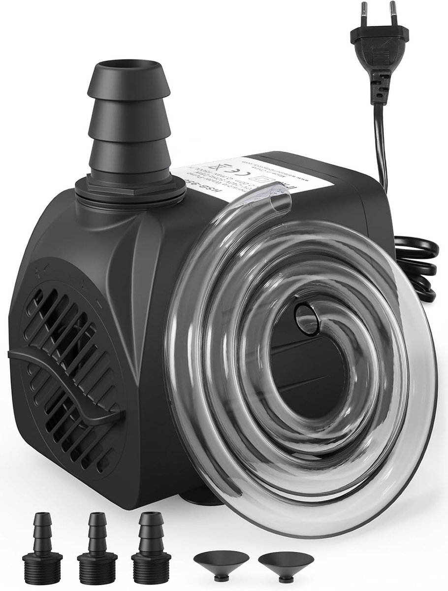 1500 l/Hmini-waterpomp, 3 sproeiers