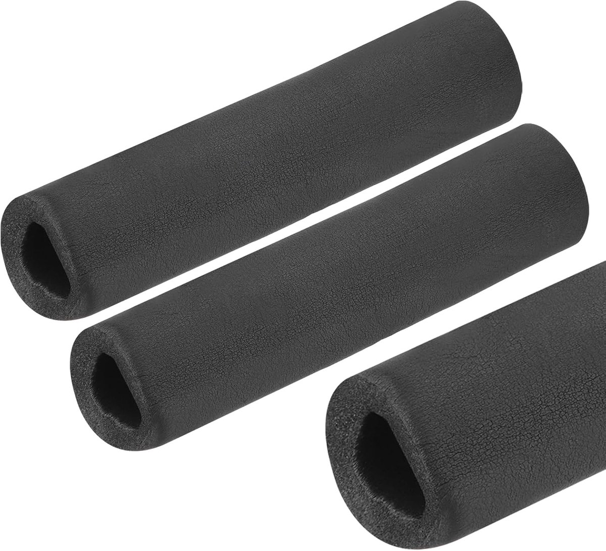 Isolatieslang voor buitenbuis, buisbekleding, 32 mm (1 1/4 inch) ID, 50 mm (2 inch) OD-schuimbuis voor greephouder, zwart, 2 stuks