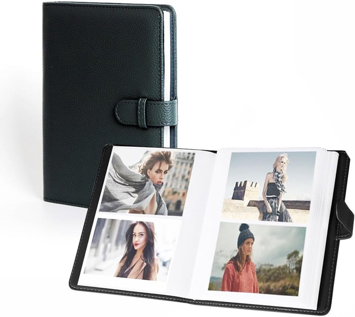 Fotoalbum voor Fujifilm Instax Wide 400/300/200/Wide EVO, 80 zakken Album voor Polaroid Now/OneStep Instant Camera POP/Lab Printer i-Type/600/SX-70 Film