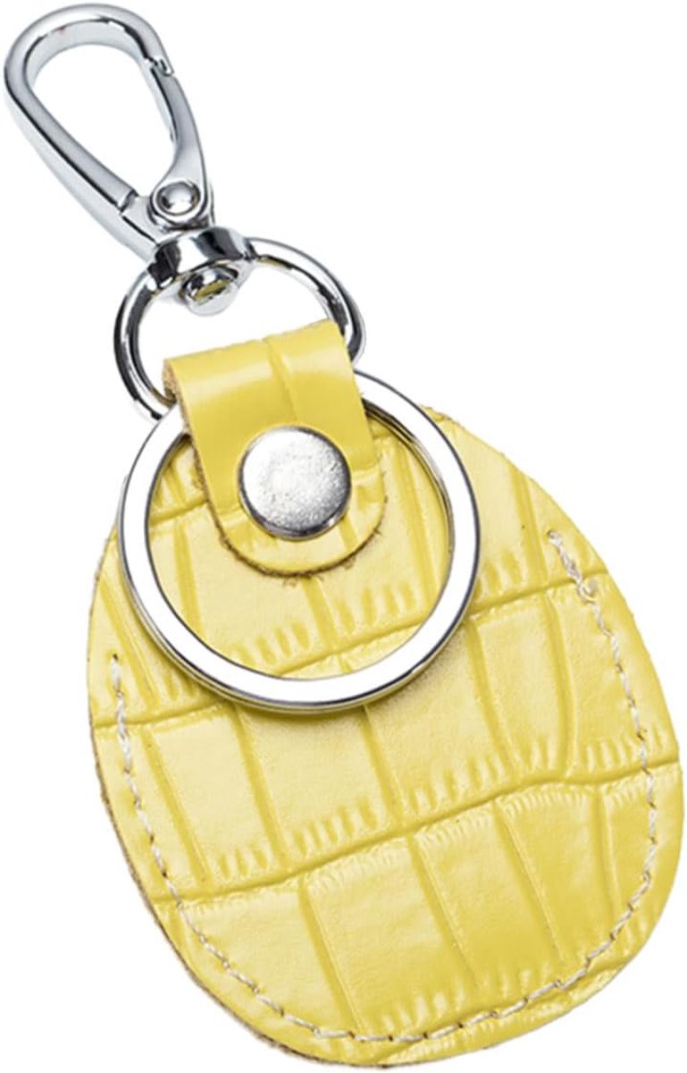 Sleutelhanger voor AirTag, leren hoes compatibel met AirTags, sleutelhoes voor sleutels, bagage, rugzakken of huisdierhalsbanden