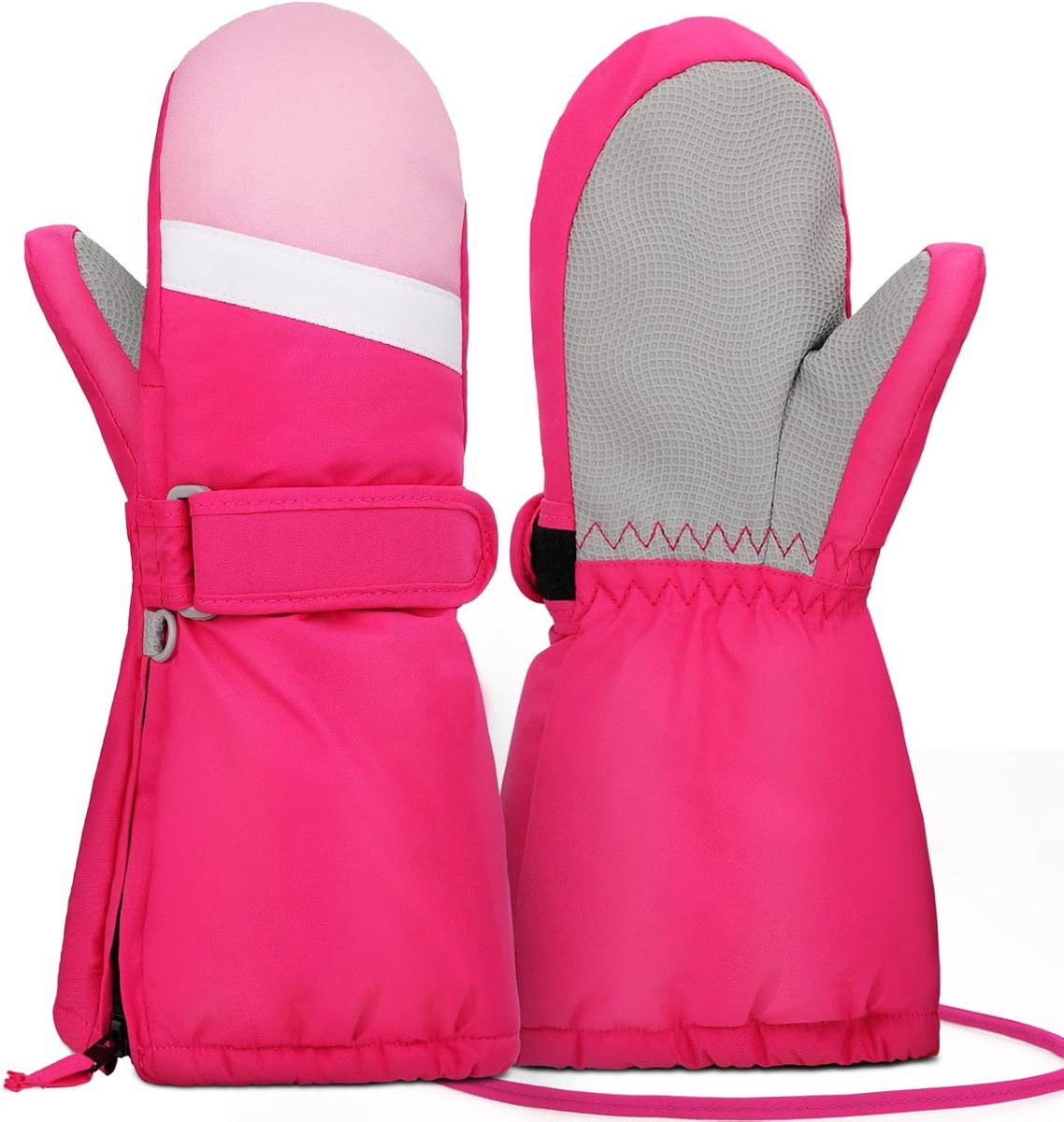 Handschoenen voor kinderen, winter, waterdicht, sneeuwhandschoenen voor kinderen van 2 tot 7 jaar, uniseks, thermische handschoenen voor kinderen, voor snowboarden, fietsen, fietsen