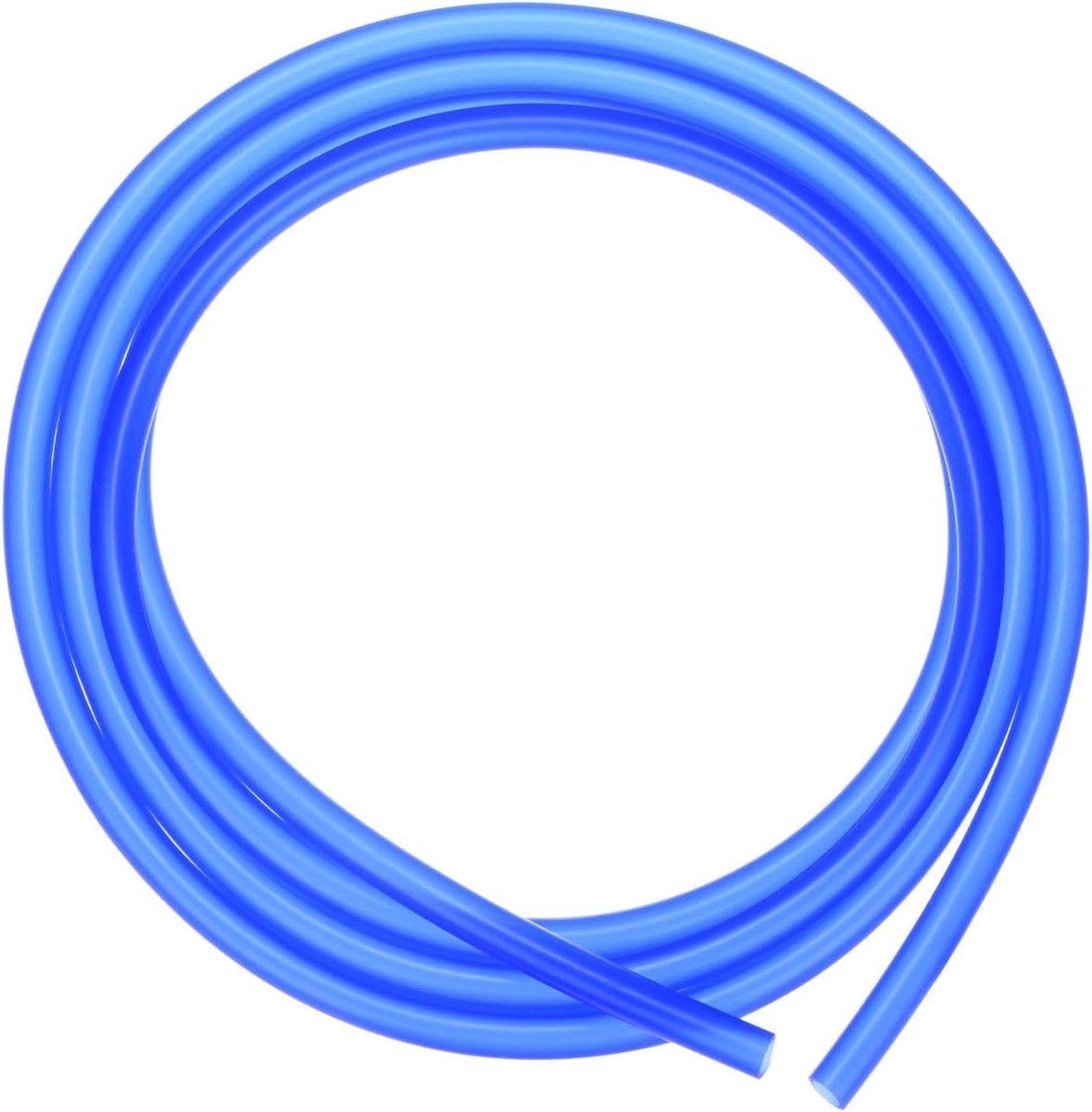 Siliconen buis, 1/4" (6 mm) ID x 5/16" (8 mm) OD siliconen rubberen vacuümbuis, 7ft (2 M) hoge temperatuur waterluchtslangpijp voor pomp/vloeistofoverdracht, thuisbrouwen/wijnmaken [blauw]