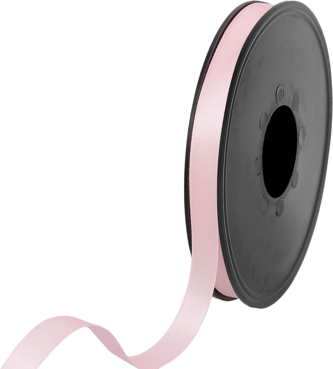 Lint - 100% polyester dubbelzijdig satijnen lint voor bruiloften, cadeauverpakking, bloemstukken, handwerk, taarten, strikken, versieringen, 9 mm x 25 m