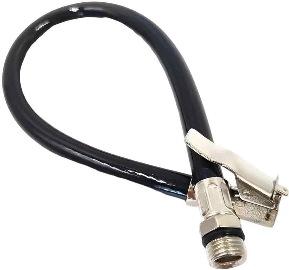 Verlengbuis voor Bandenpomp - Zwart - 36 cm - Universele Inflatorslang voor Auto, Motor en Fiets