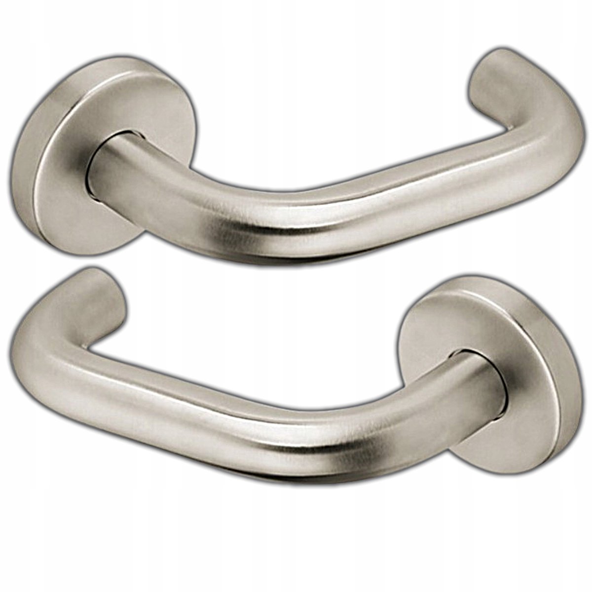 Zephir INOX Deurkruk met Rozet - Roestvrij Staal, 8mm