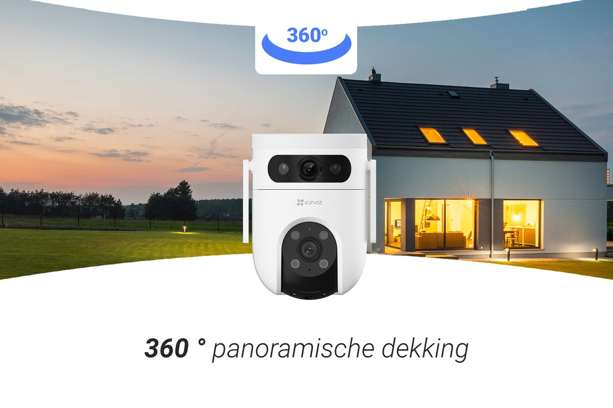 EZVIZ H9c Dual 3K Beveiligingscamera Buiten - 360° Pan & - afbeelding 3