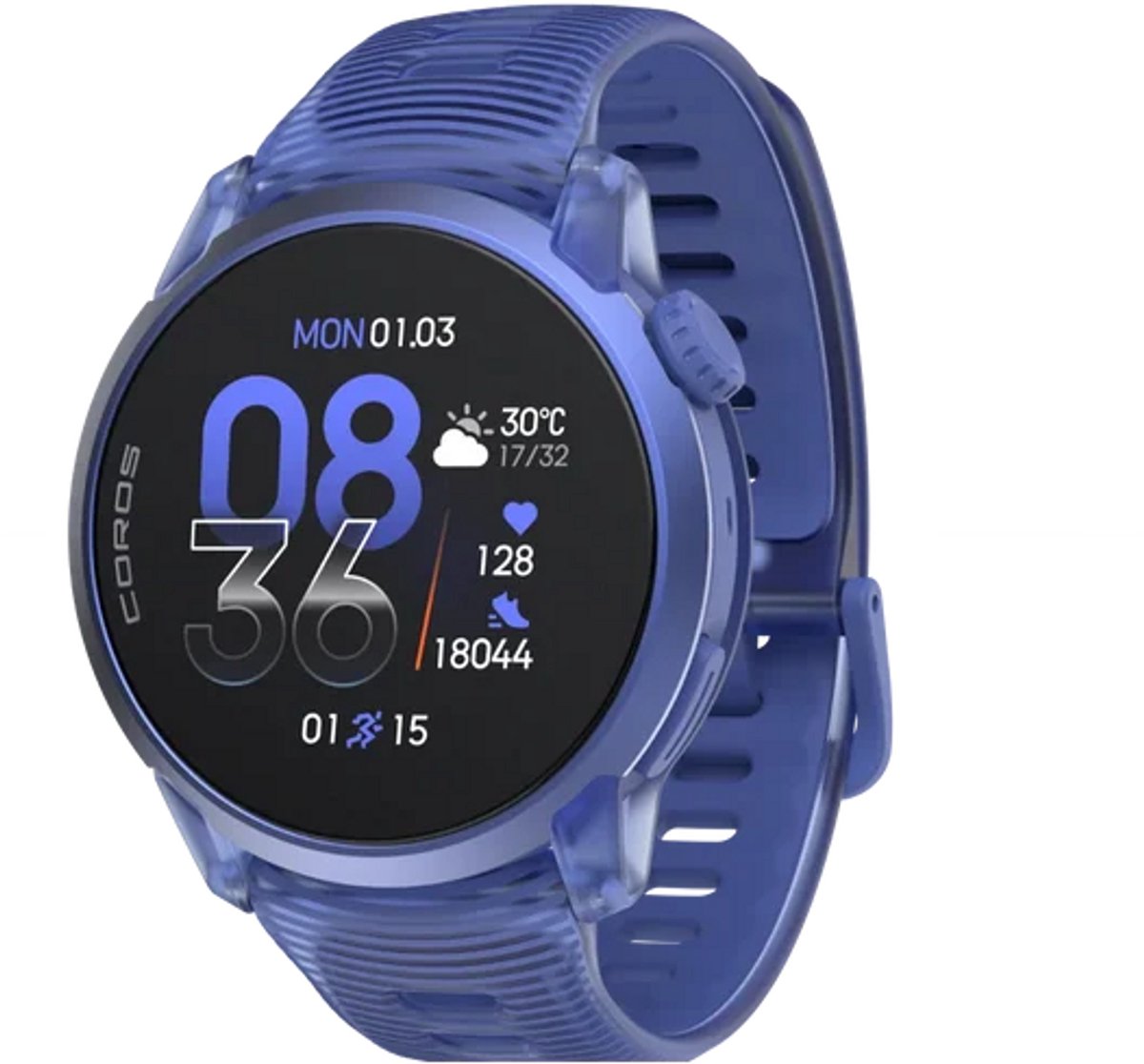 COROS - Sporthorloge - Pace 4 - Silicone - Crystal Ultra Violet - 43mm