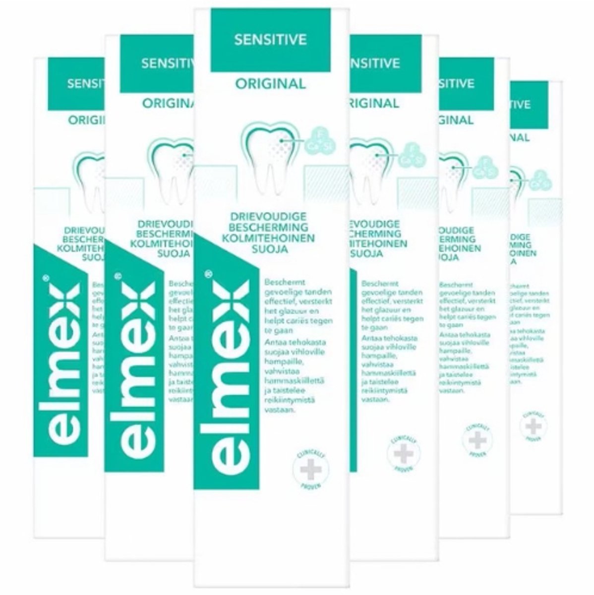 Elmex Tandpasta Sensitive Original - 6 x 75 ml