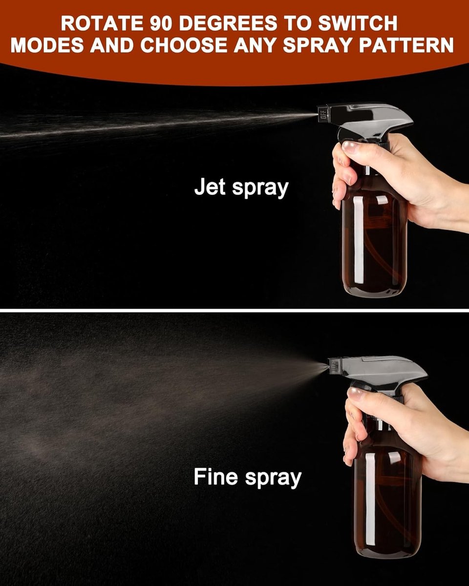 Herbruikbare sprayflessen 300ml met verstelbare spuitkop - Perfect voor haar, planten en schoonmaak