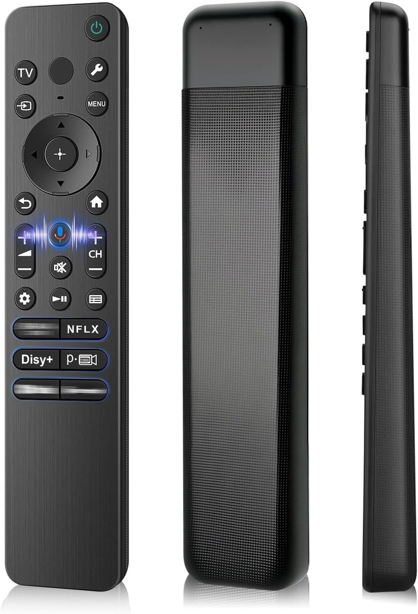 Vervangende universele afstandsbediening Sony RMF-TX910U met spraakfunctie - vervanging Bravia afstandsbediening compatibel met Sony Smart TV XR - KD serie 4K LCD OLED - afstandsbediening met Vioce