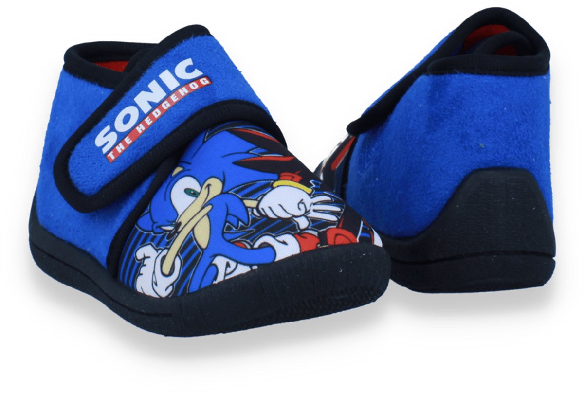 Sonic Jongens Pantoffel | Blauw | Maat: 30