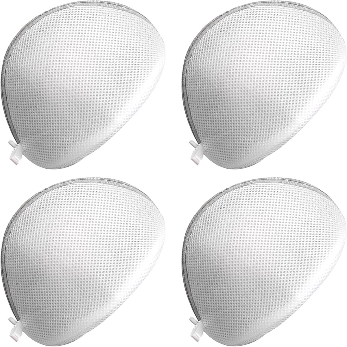 Ondersteunende wasnet voor beha's, 4-delige set voor wasmachine, ideaal voor delicate kleding en ondergoed (19x17 cm)
