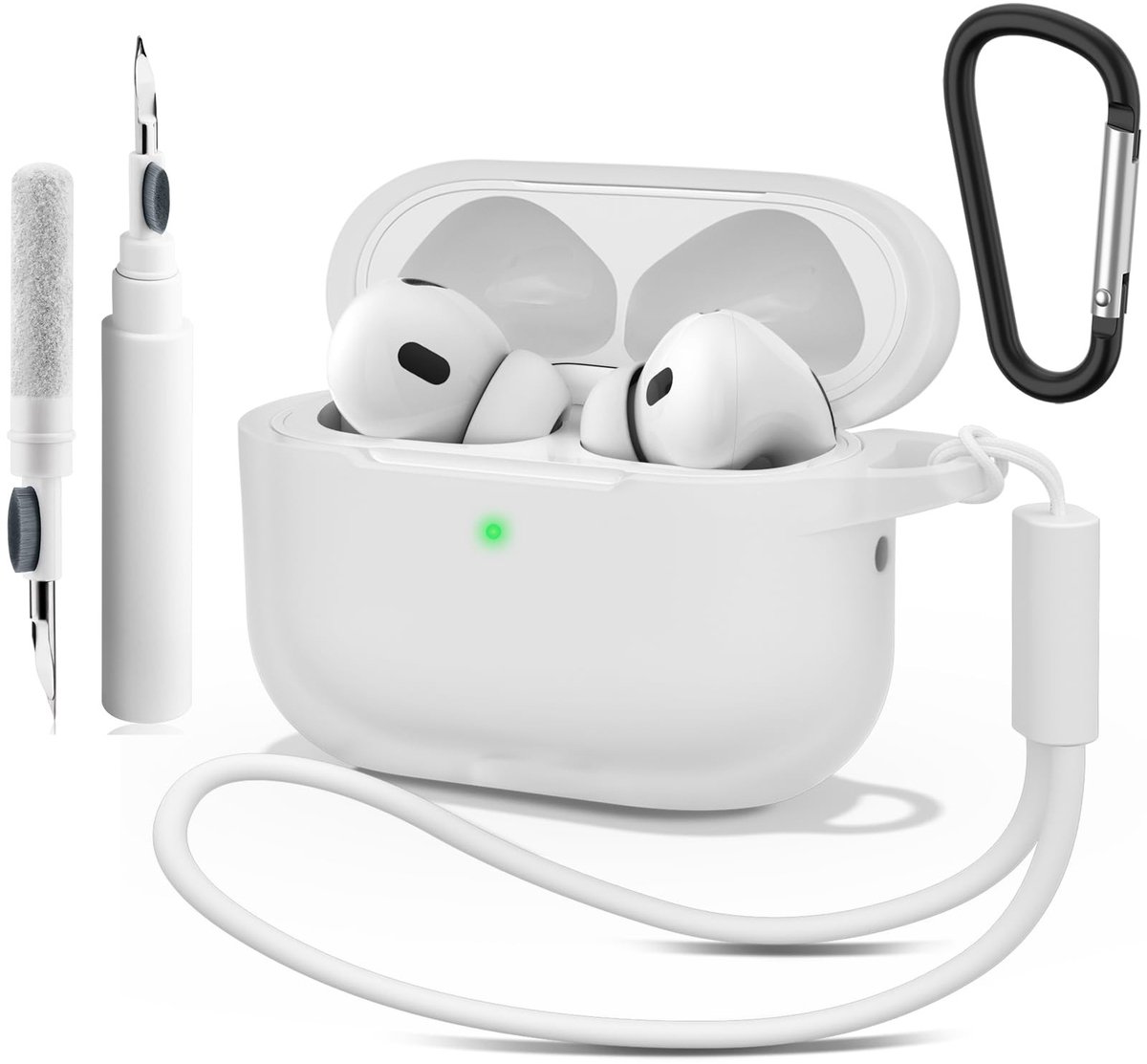 SolidKeus - Transparante Beschermcase voor Airpods Pro 1e en 2e Generatie