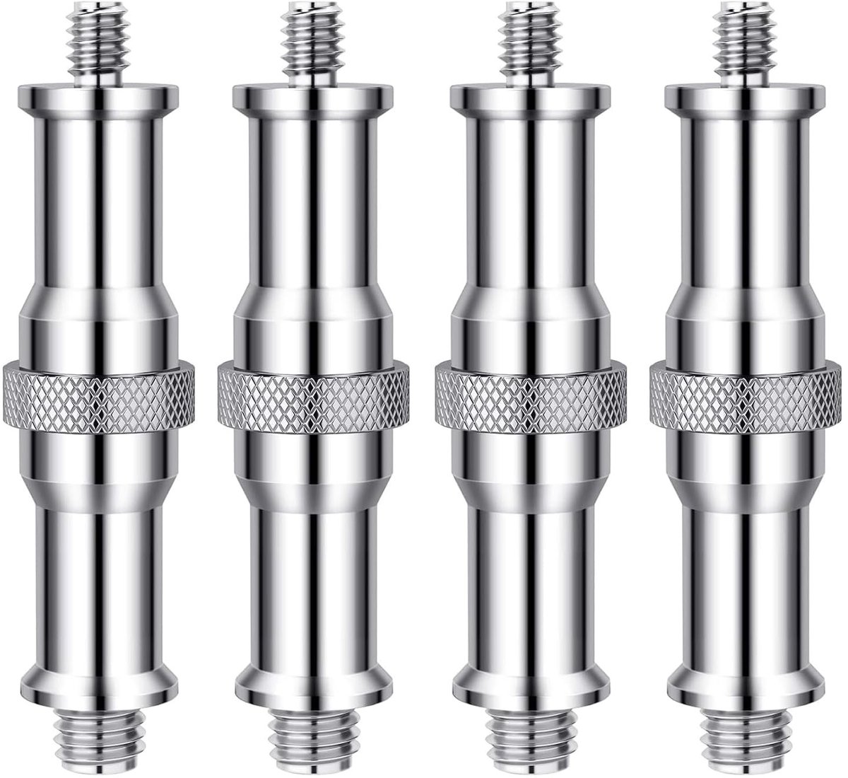 Tapping Bolts en Adapter Pins voor Statief, 4-delige Set voor Camera en Verlichting, Universele Schroefaccessoires voor Tripods