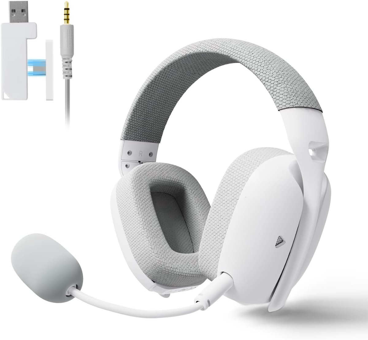 Zyrex® Game headset draadloos - Headset - Game headset - Gaming headsets - Zwart -‎‎21x 19x 10cm; 360 g