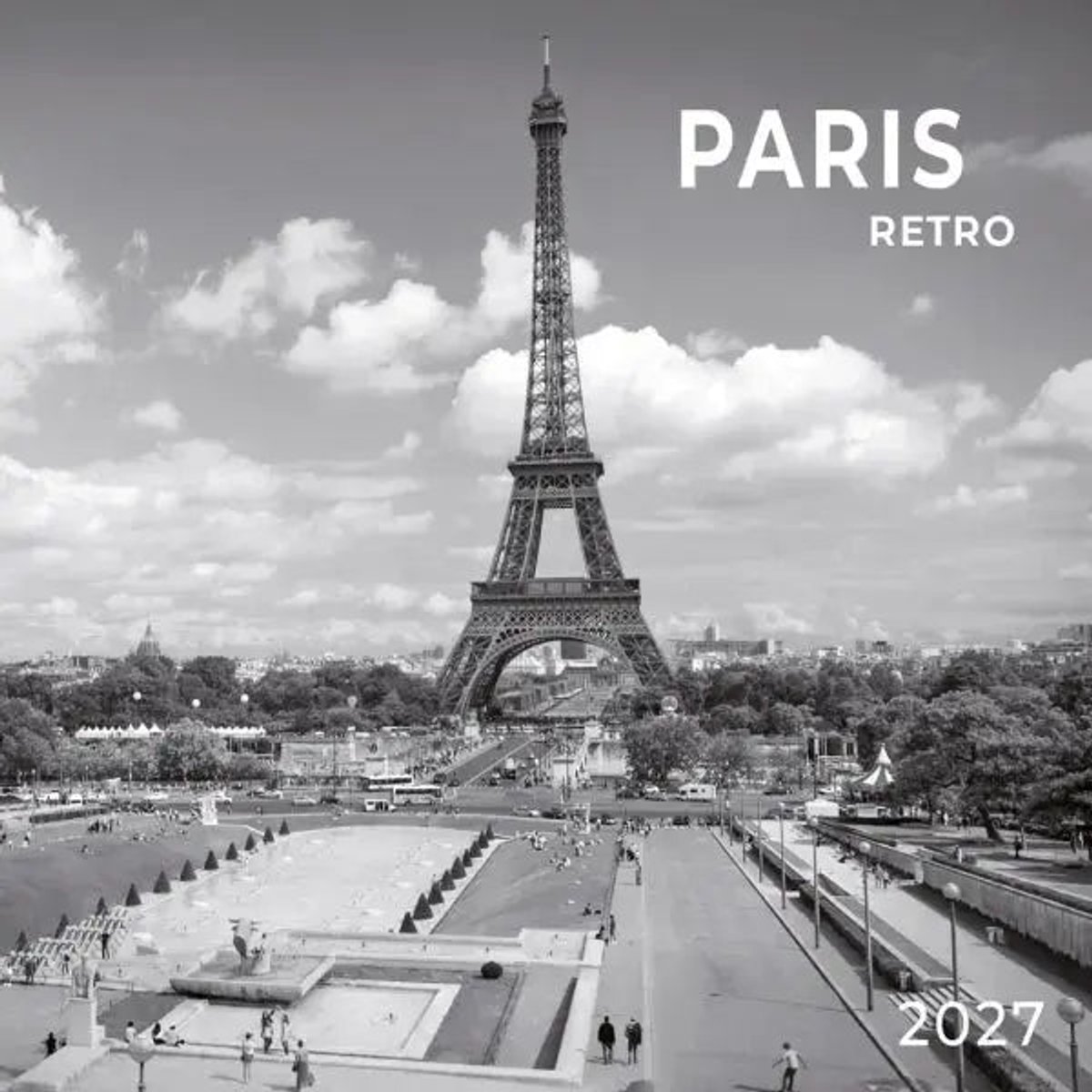 Parijs Retro Kalender 2027