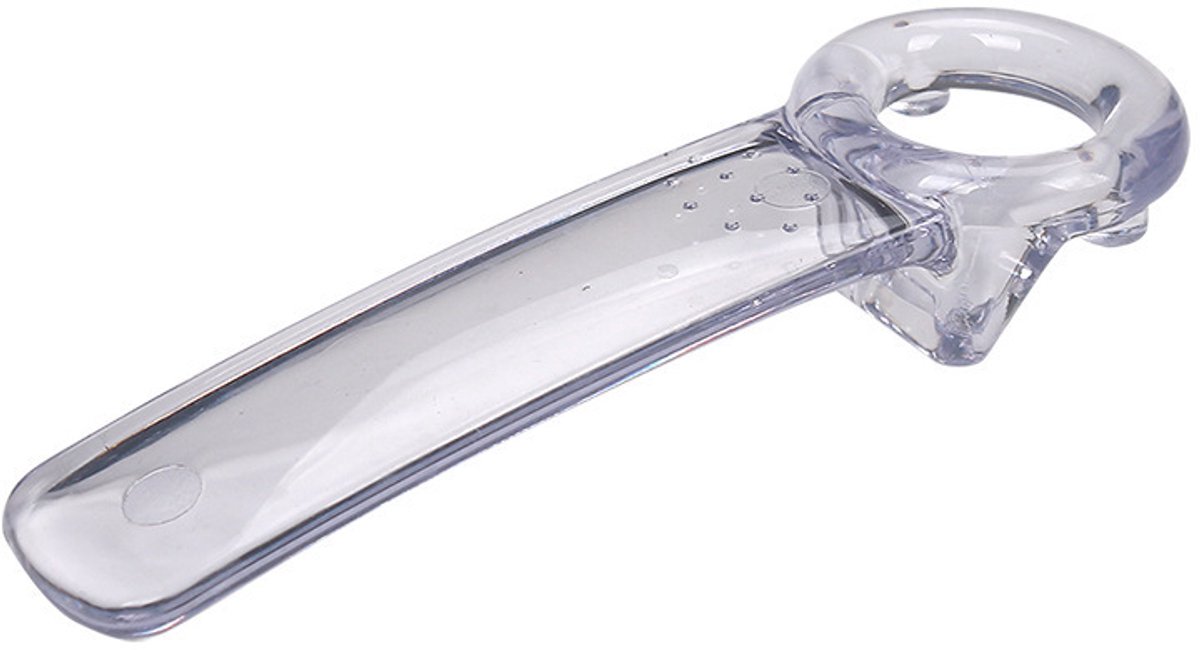 6-delige blikopenerset, handige blikopener, potopener, handmatige glazen flesopener, geschikt voor ouderen, kinderen en mensen met zwakke handkracht,Transparant wit